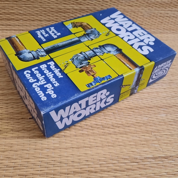 Vintage Parker Brothers Water Works Card Game 1976- Complete - Picture 8 of 8
